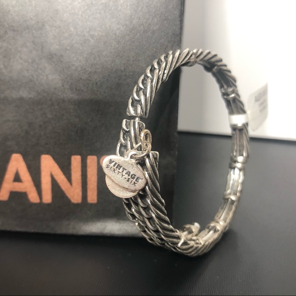 NWT Alex and Ani Eve Wrap Silver - Picture 2 of 7